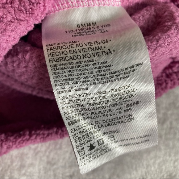 Nike Mauve Fleece Hoodie and Flare Pants Size 6 - Picture 4 of 10